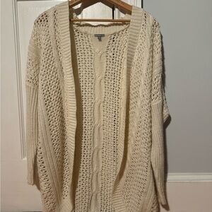 Charlotte Russe Cream Cardigan